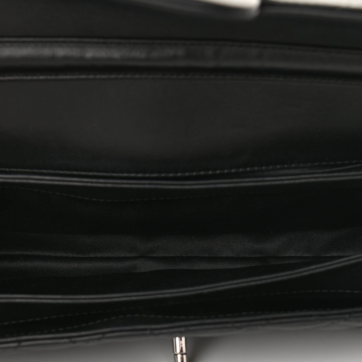 Lambskin Quilted By 4 Flap Crossbody Black