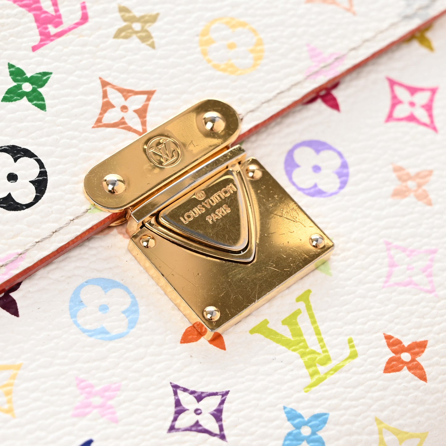 Monogram Multicolor Koala Wallet White