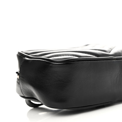 Saint Laurent Calfskin Matelasse Monogram Lou Belt Bag Black 8 of 8