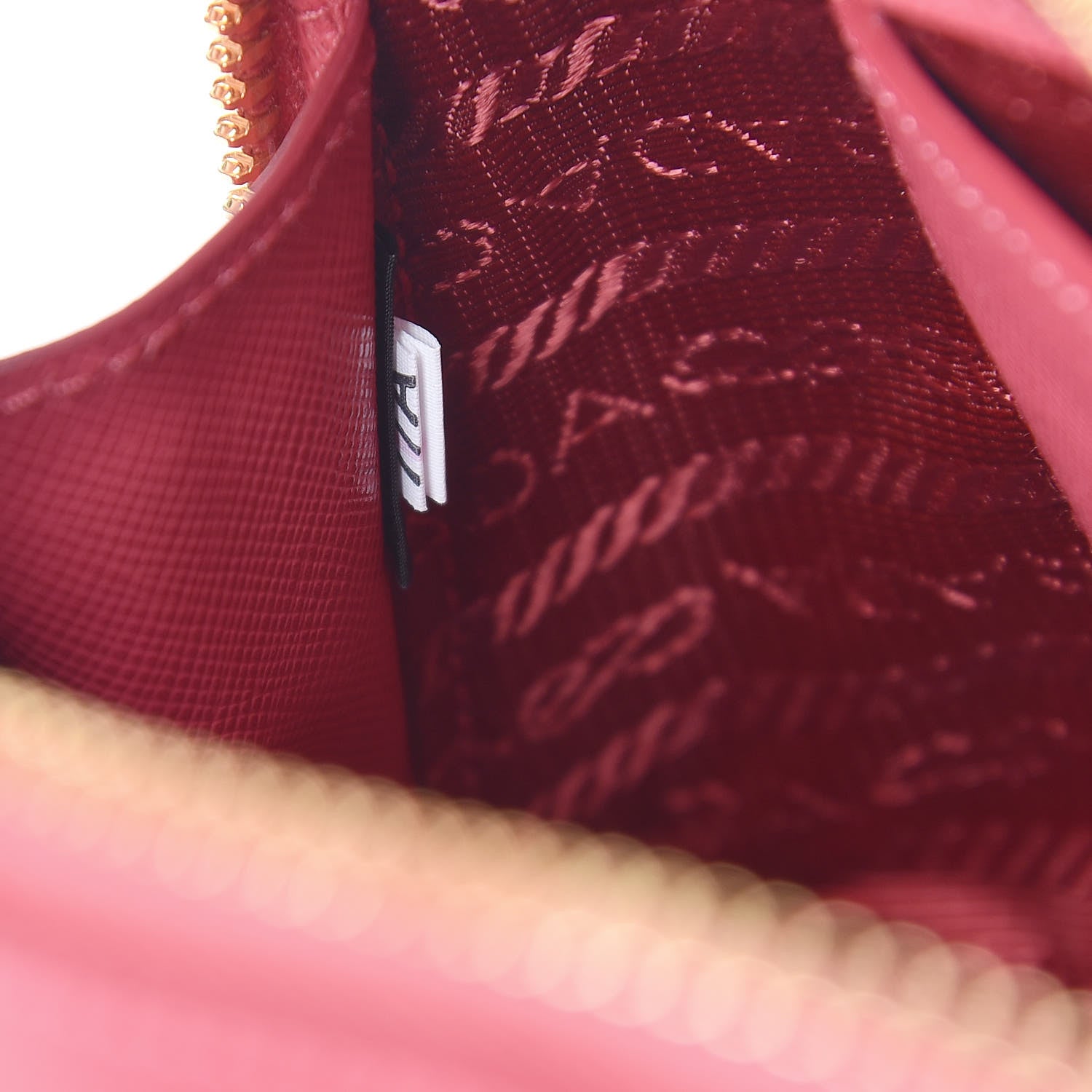 Prada Saffiano Lux Mini Promenade Tote Peonia 9 of 10