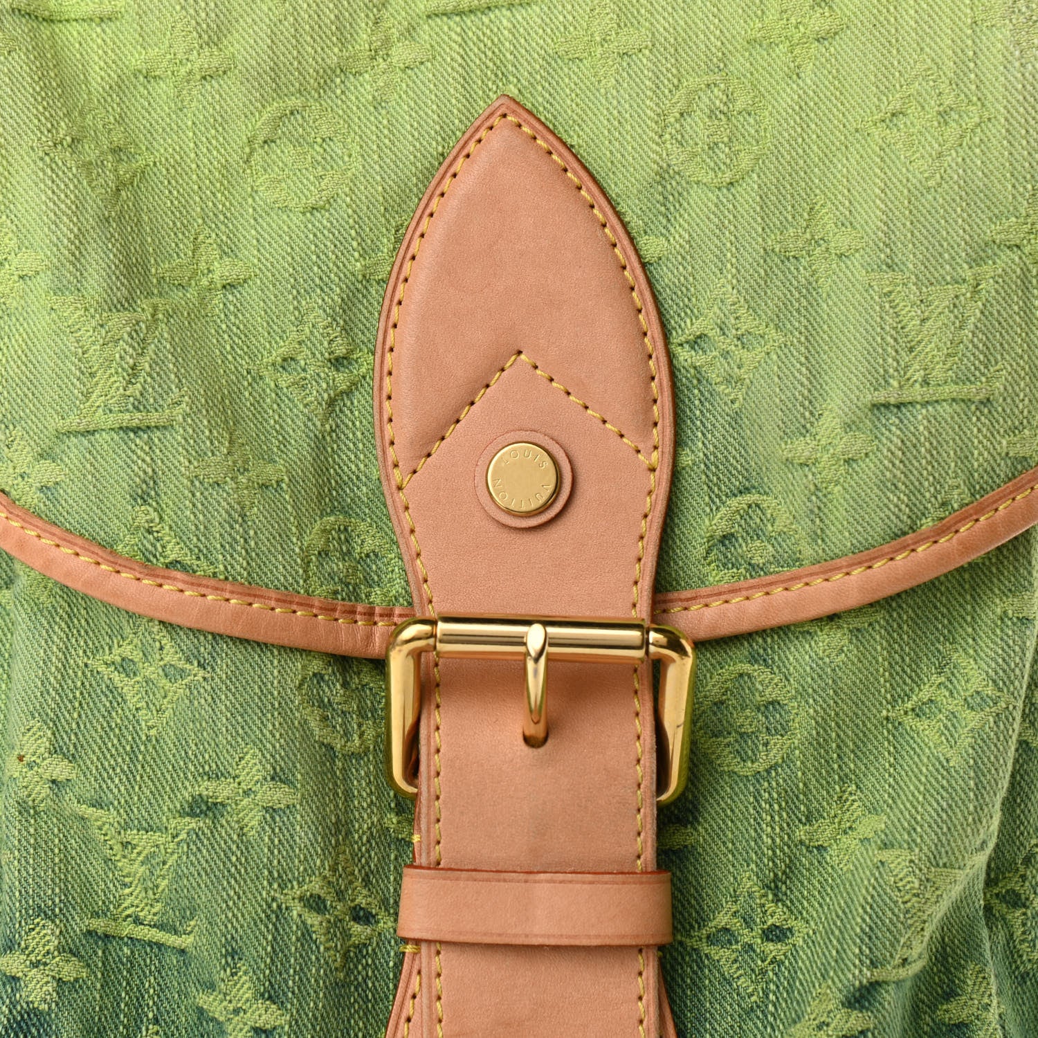 Louis Vuitton Denim Sunburst PM Messenger Vert 8 of 14