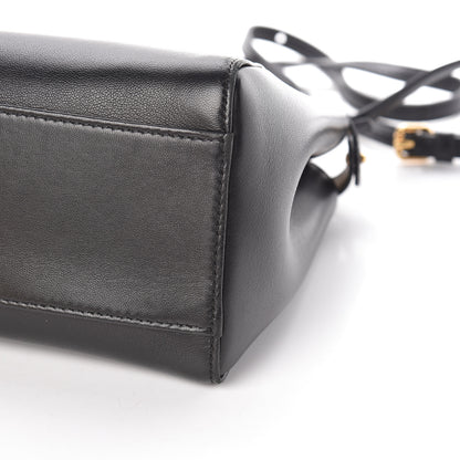 Fendi Nappa Mini Peekaboo Iconic Satchel Black 10 of 11