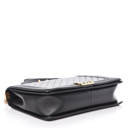 Chanel Lambskin Quilted Large Boy Flap Black 4 of 10