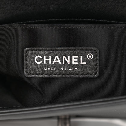 Chanel Lambskin Pleated Small Boy Flap Black 8 of 14