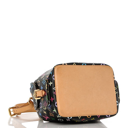 Louis Vuitton Monogram Multicolor Petit Noe Black 4 of 7