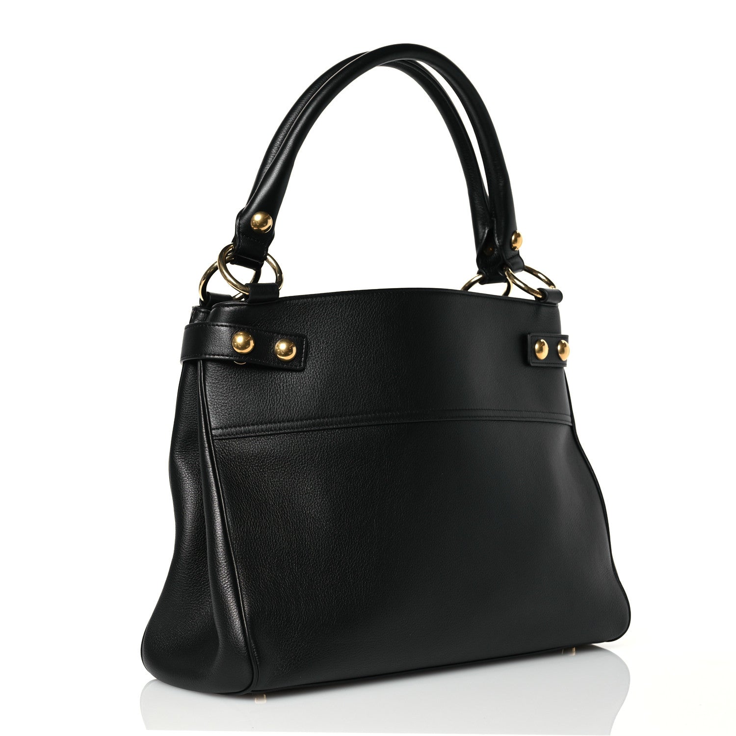 Celine Supple Calfskin Medium Annabel Black 3 of 13