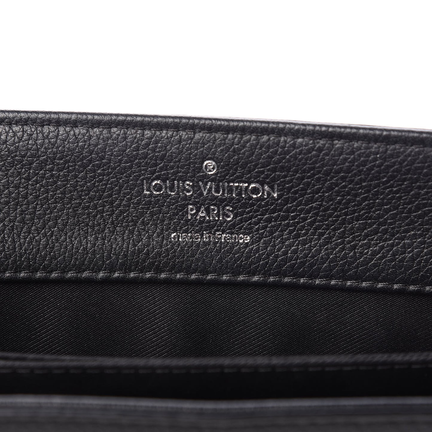 Soft Calfskin Lockme II Top Handle Vanille Black