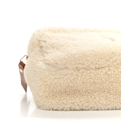 Saint Laurent Shearling Monogram Lou Belt Bag Beige 10 of 14