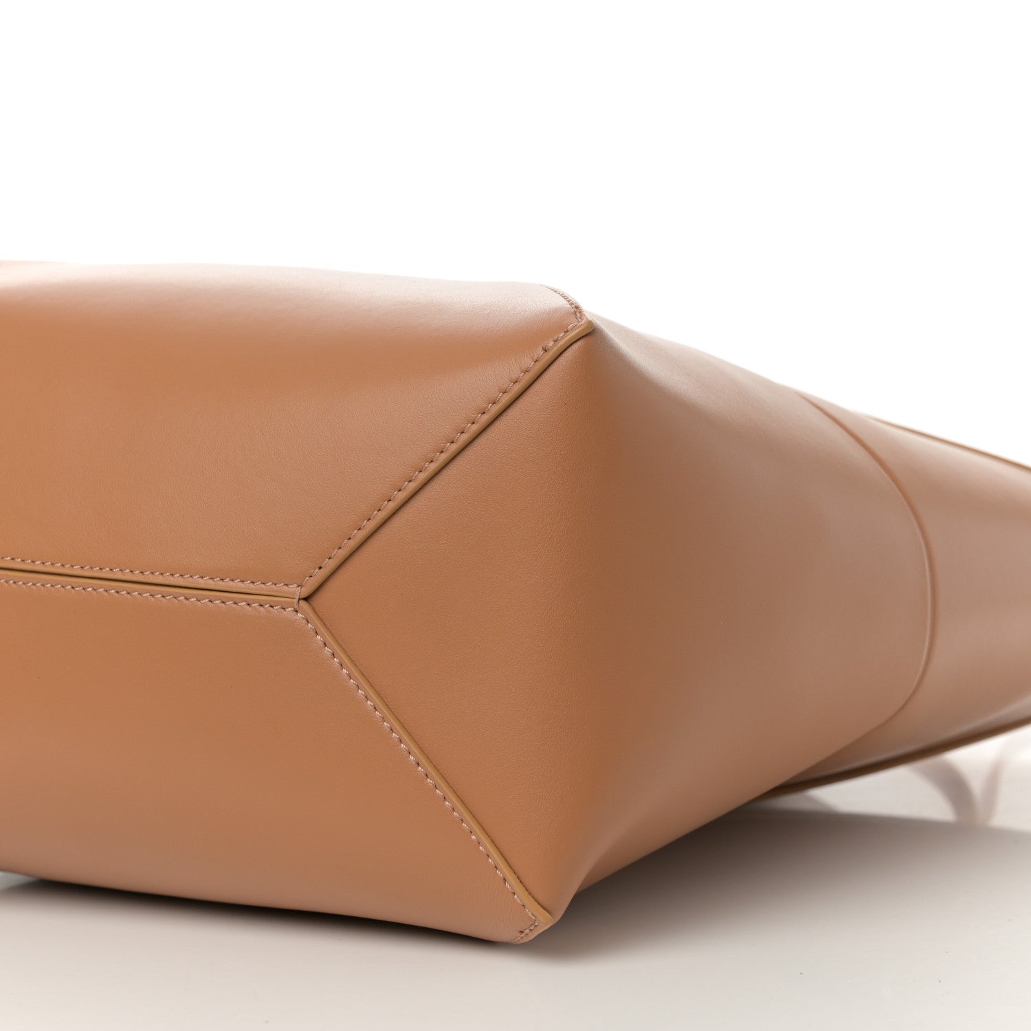 Loewe Shiny Calfskin Medium Puzzle Fold Tote Warm Desert 10 of 10