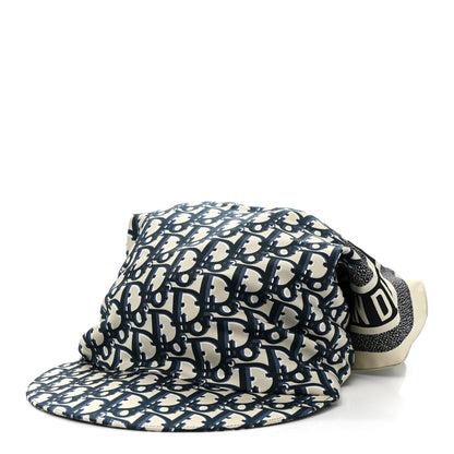 Christian Dior Silk Oblique Visor Blue 1 of 9