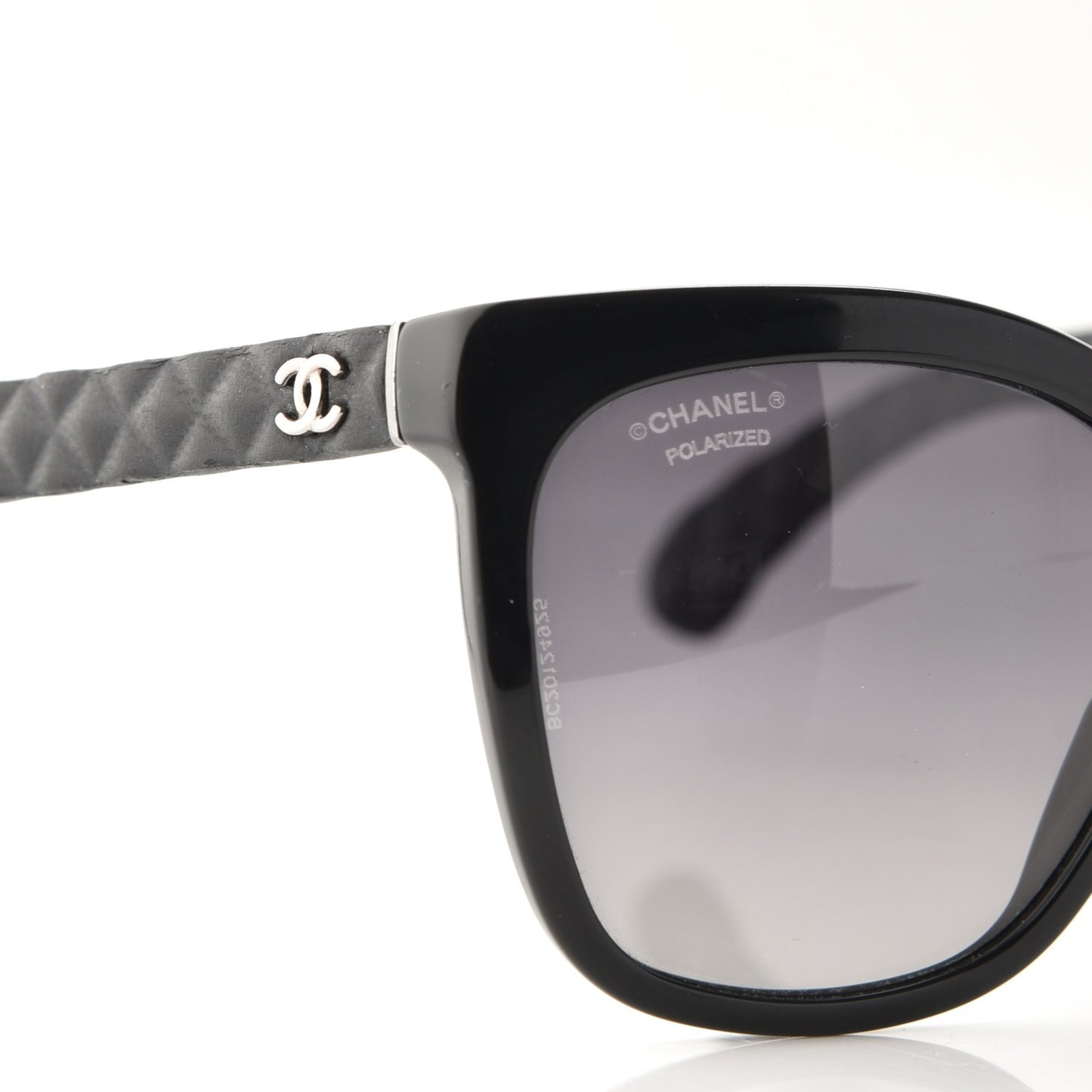 Quilted CC Sunglasses 5288-Q Black