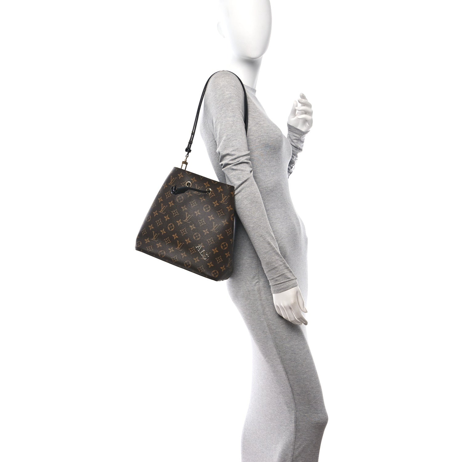 Louis Vuitton Monogram Neonoe MM Black 2 of 9