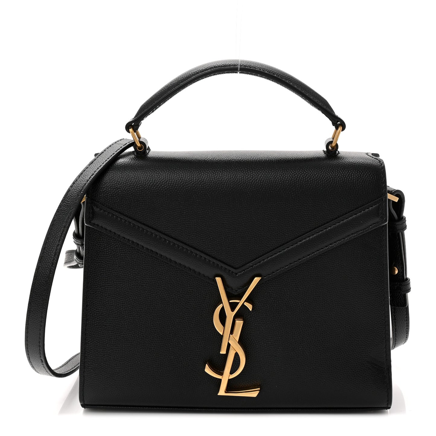 Grain De Poudre Mini Classic Monogram Cassandra Top Handle Black