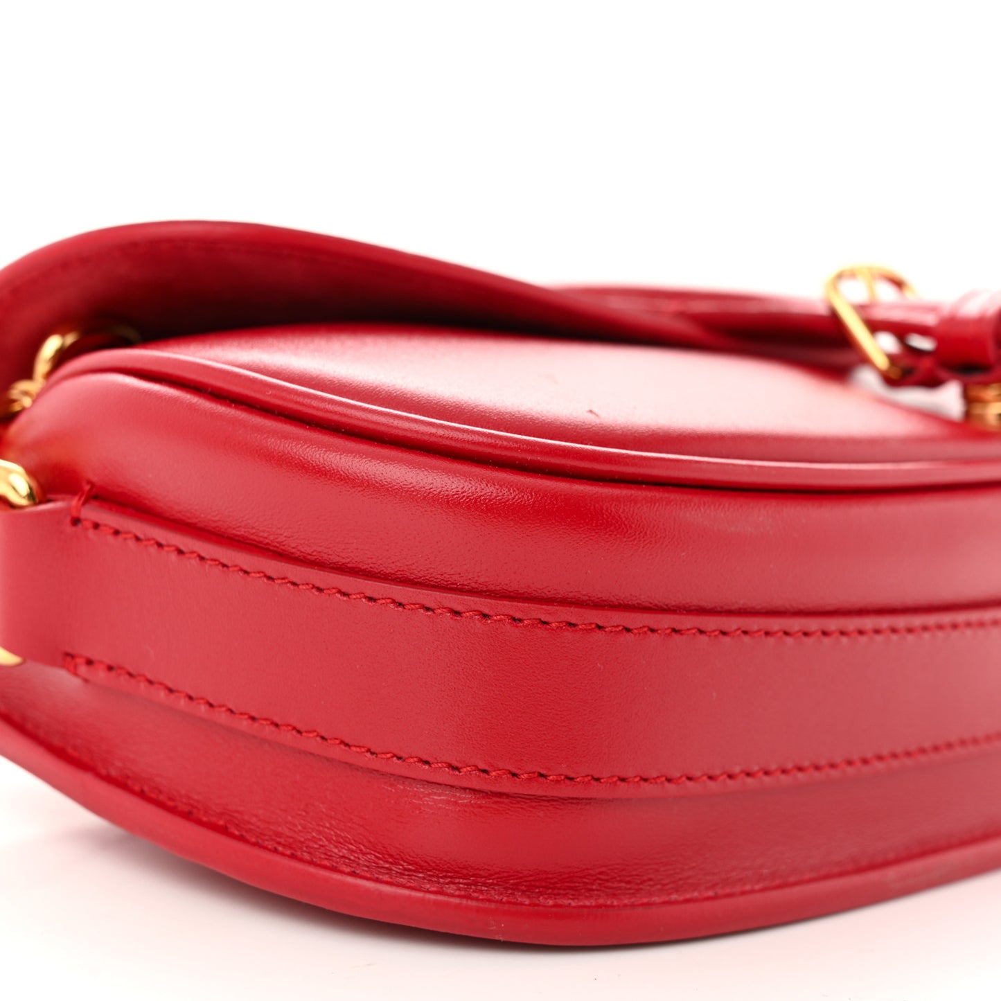 Box Calfskin East West Bobby Bag Flame Scarlett