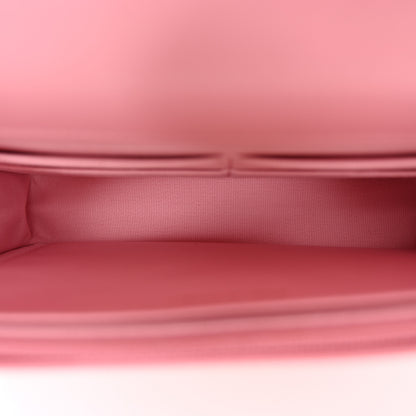 Chanel Lambskin Quilted Pick Me Up Wallet On Chain WOC Light Pink 5 of 14