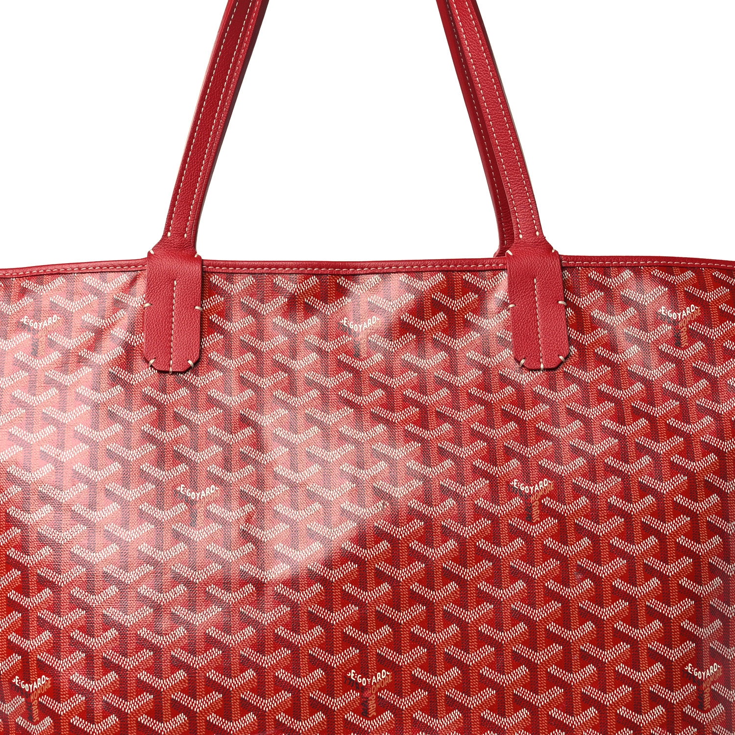 Goyard Goyardine Artois GM Red 8 of 12