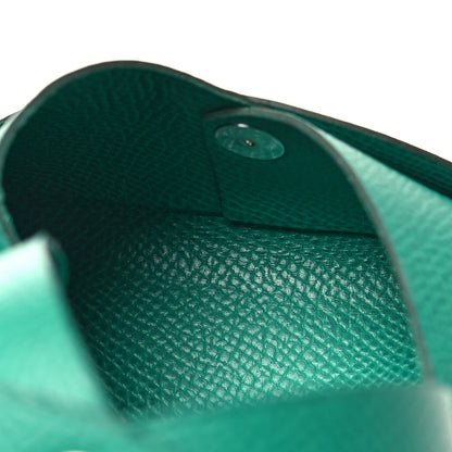 Hermes Epsom Calvi Card Case Vert Jade 7 of 10