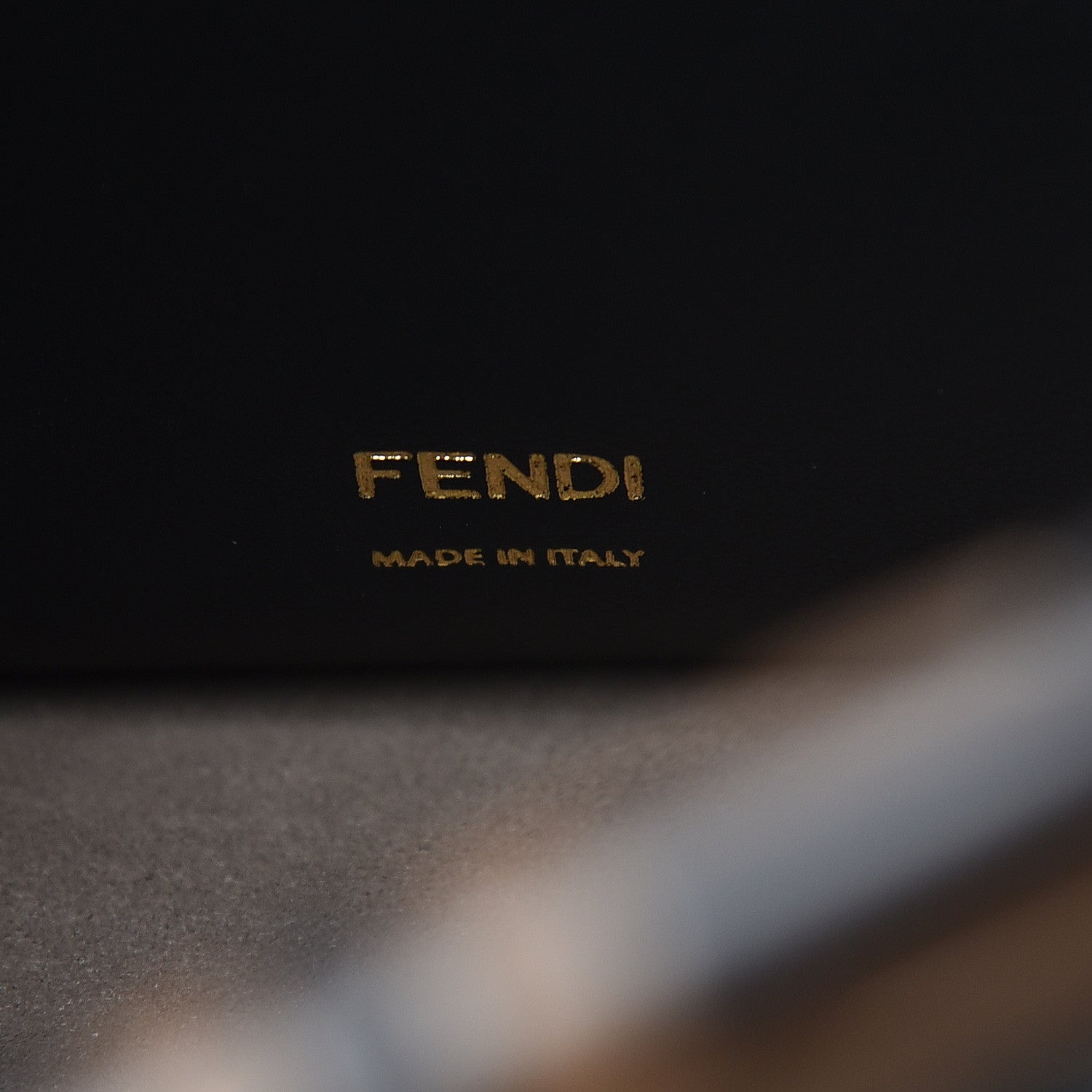 Fendi Vitello Grace Bi-Color FF 1974 Embossed Flip Tote Black Maya 8 of 11