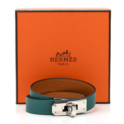 Hermes Swift Kelly Double Tour Bracelet S Malachite 7 of 7