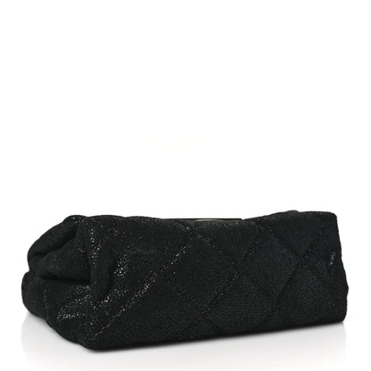 Stella McCartney Shaggy Deer Quilted Mini Beckett Chain Shoulder Bag Black 4 of 11