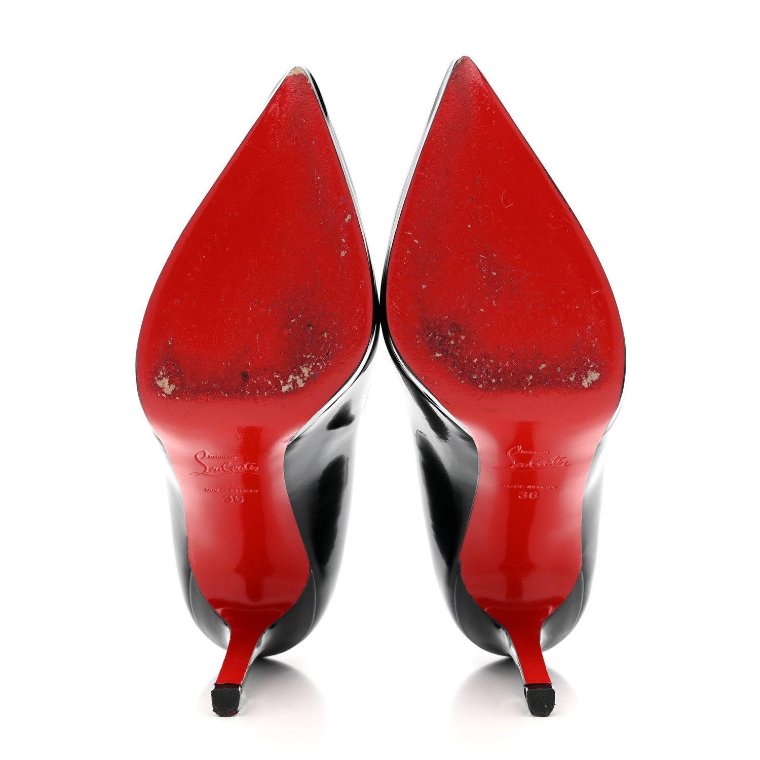 Christian Louboutin Patent Pigalle Plato 100 Pumps 36 Black 13 of 18