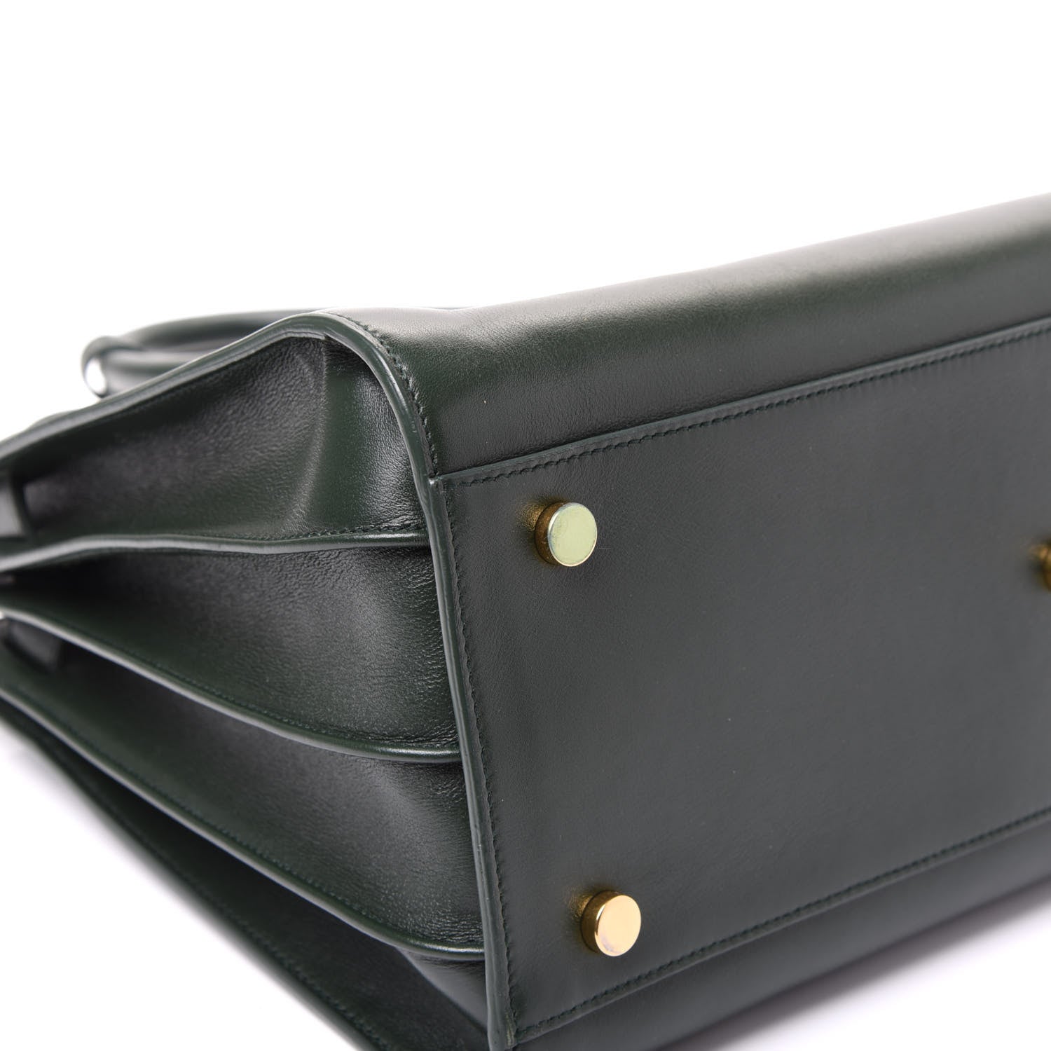 Saint Laurent Calfskin Small Sac De Jour Dark Green 5 of 10