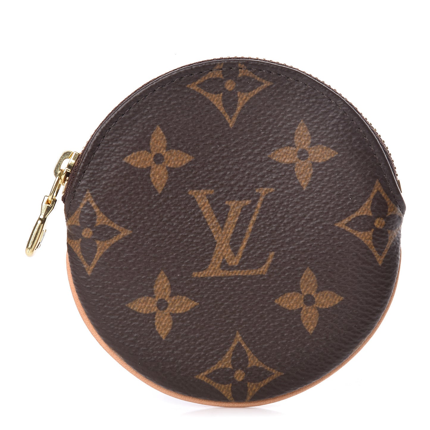 Monogram Round Coin Purse