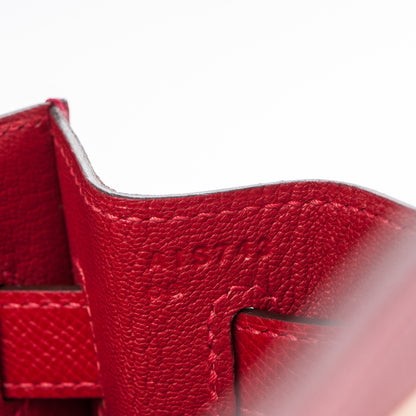 Hermes Epsom Kelly Sellier 32 Rouge Casaque 21 of 28