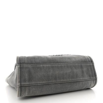 Chanel Canvas Sequin Small Deauville Tote Charcoal 4 of 13