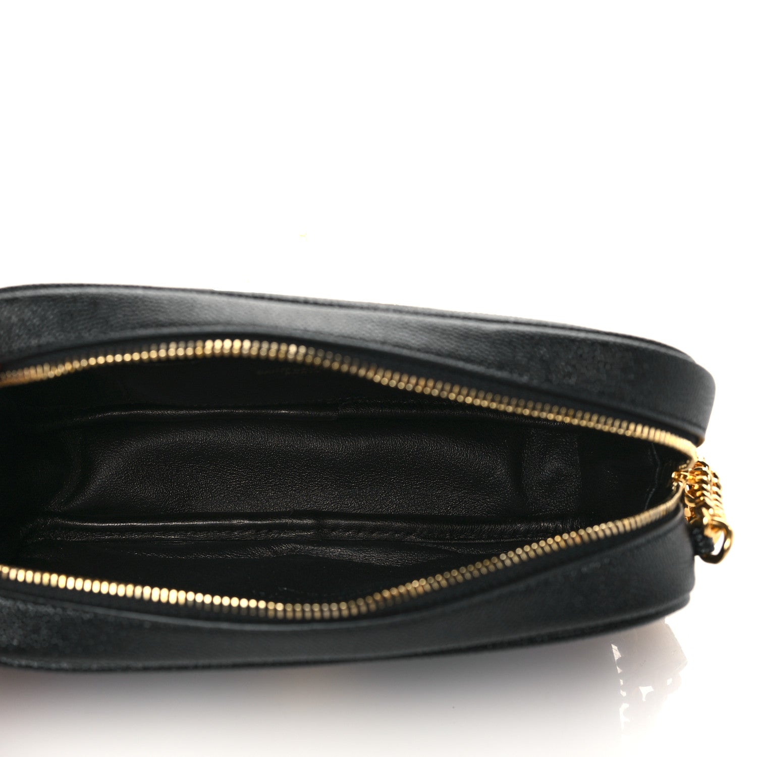 Saint Laurent Grain De Poudre Matelasse Monogram Mini Lou Camera Bag Black 5 of 6
