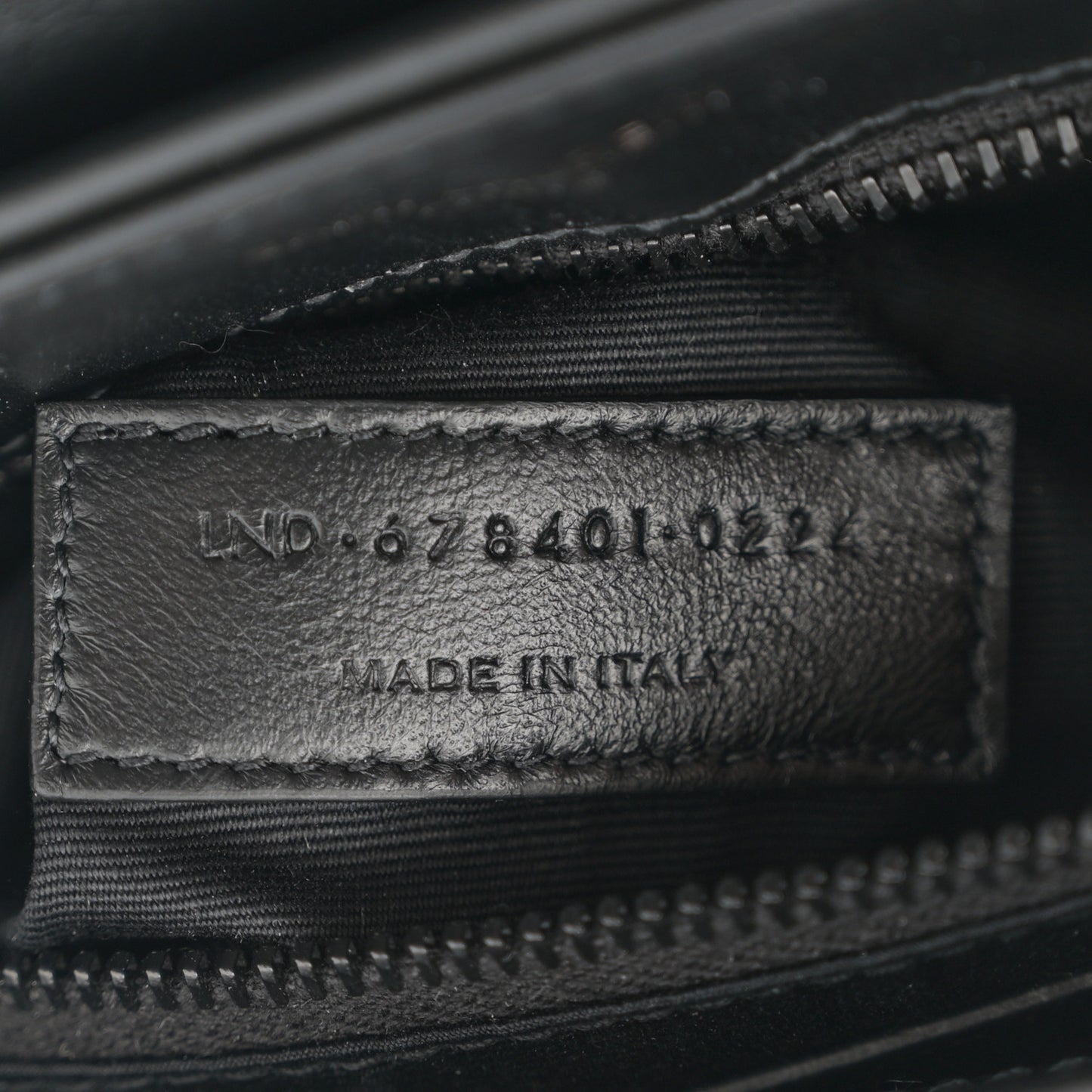 Calfskin Y Quilted Monogram Toy Loulou Crossbody Bag Black