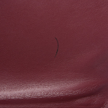 Celine Satin Baby Grained Calfskin Small Trapeze Carmin 7 of 14