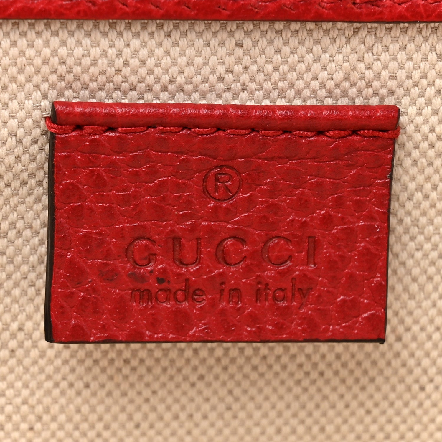 Gucci Dollar Calfskin Swarovski Crystal Small Dionysus Shoulder Bag Hibiscus Red 7 of 19