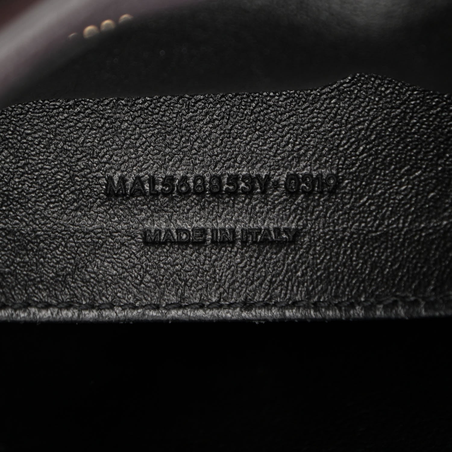 Saint Laurent Calfskin Monogram Baby Cabas Brown 7 of 10