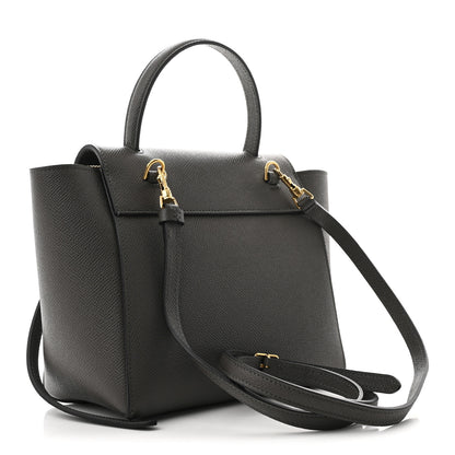 Celine Grained Calfskin Nano Belt Bag Grey 2 of 9