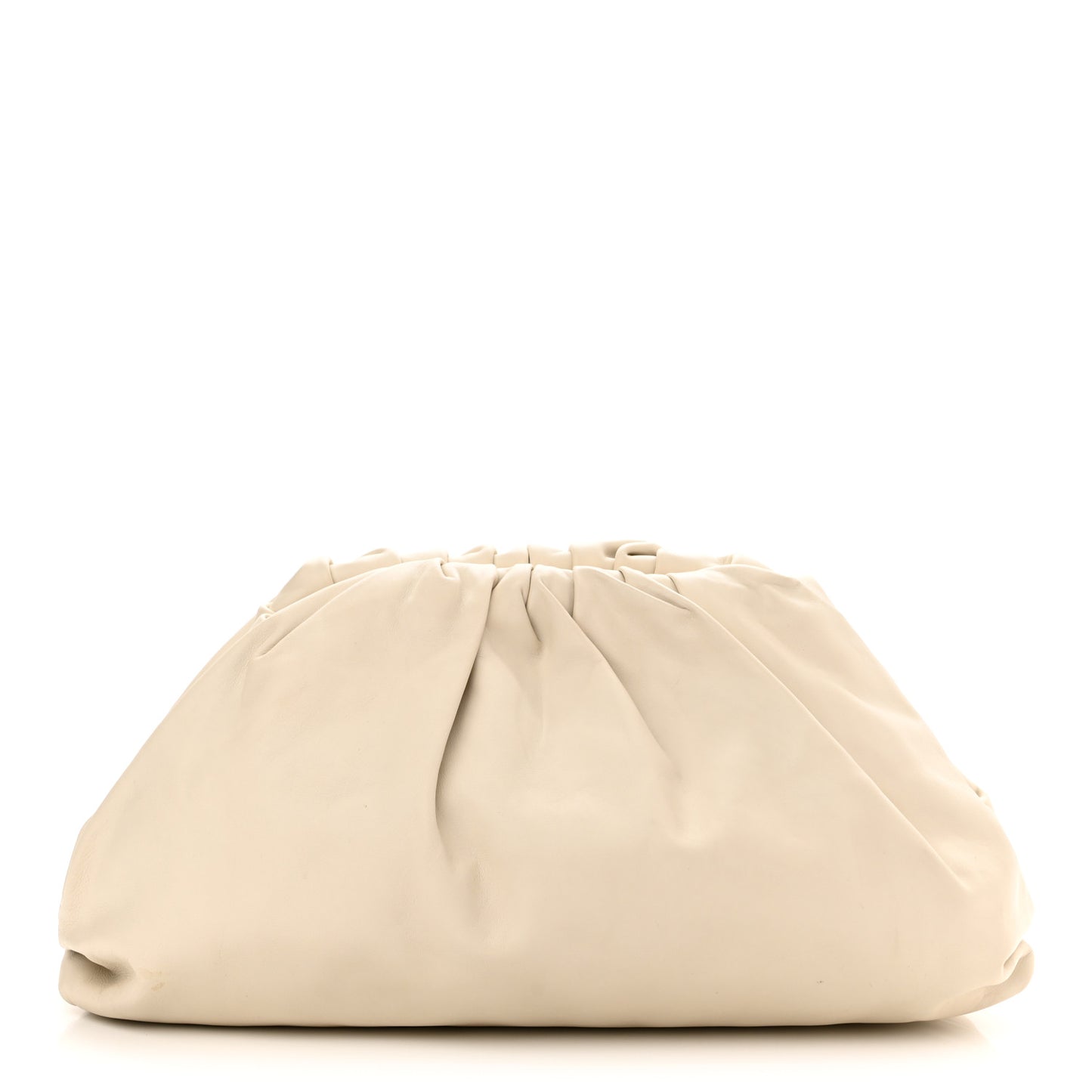 Smooth Butter Calf The Pouch Oversized Clutch Plaster