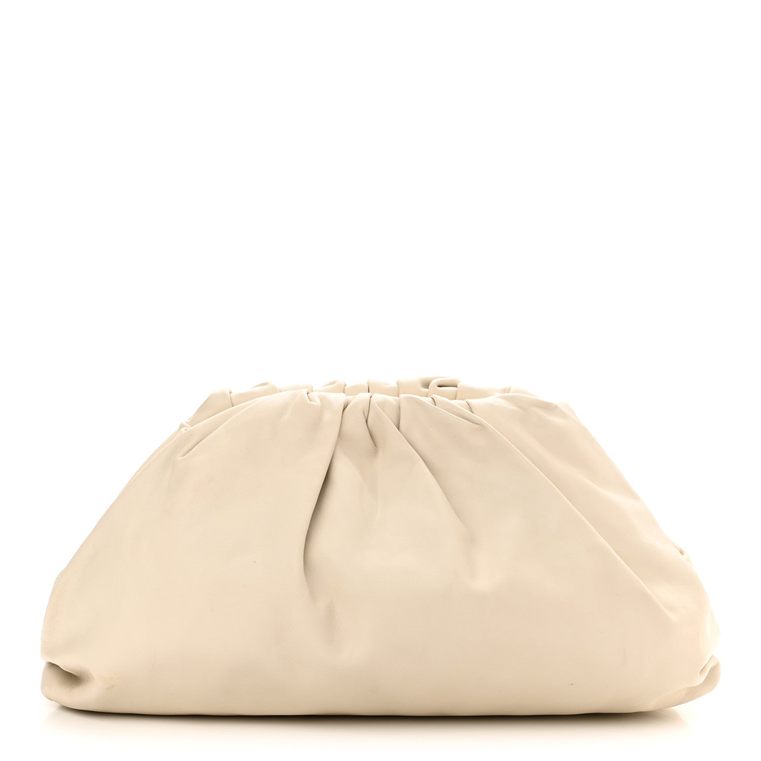 Bottega Veneta Smooth Butter Calf The Pouch Oversized Clutch Plaster 1 of 14