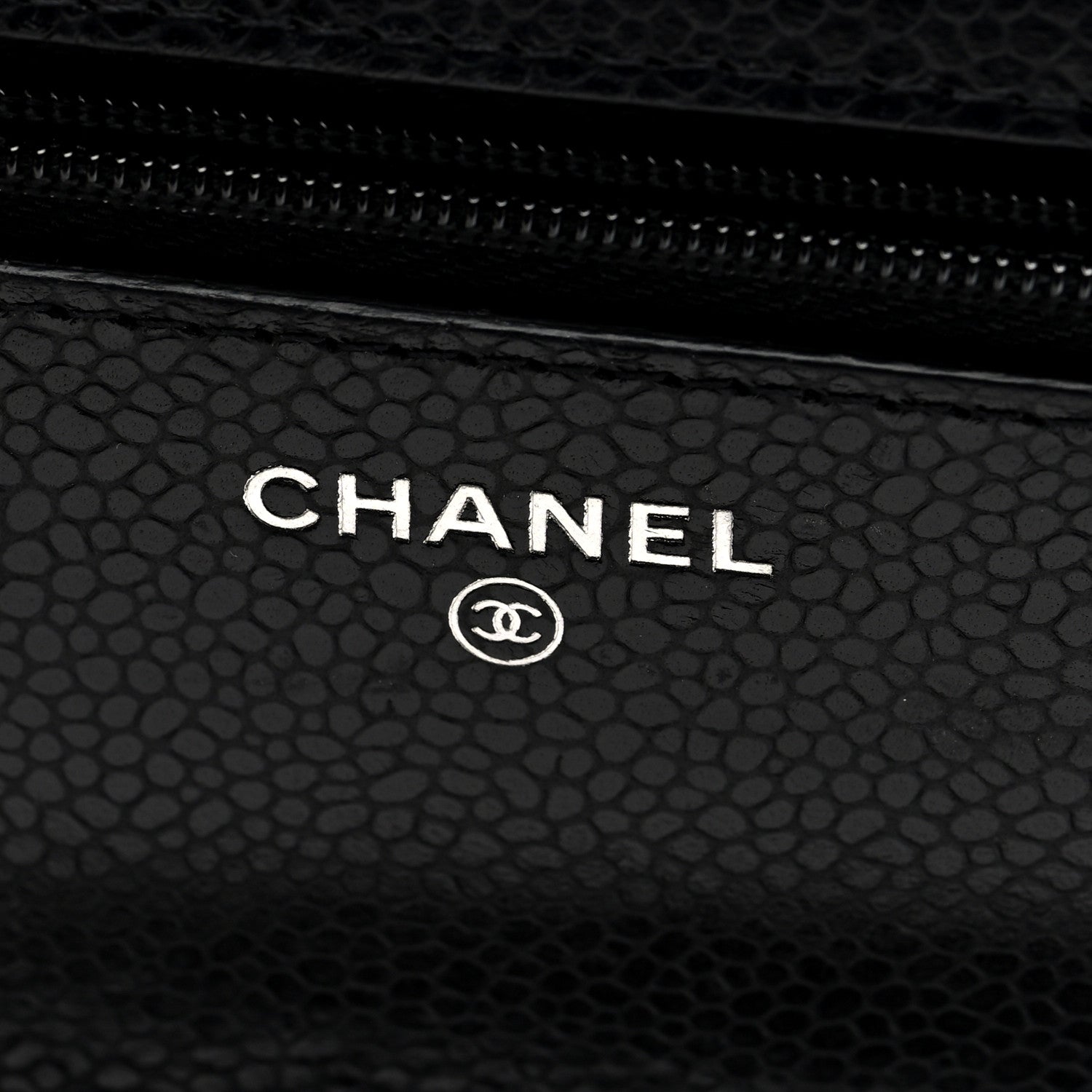 Chanel Caviar Quilted Wallet On Chain WOC Black 6 of 10