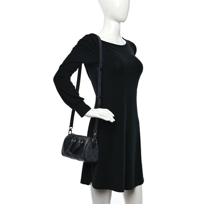 Louis Vuitton Reverse Monogram Eclipse Keepall XS Black 2 of 8