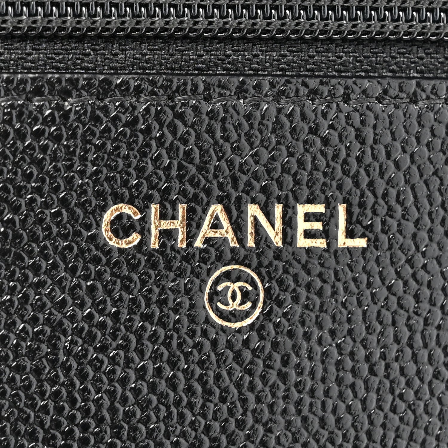 Chanel Caviar Quilted Golden Class Wallet On Chain WOC Black 6 of 11