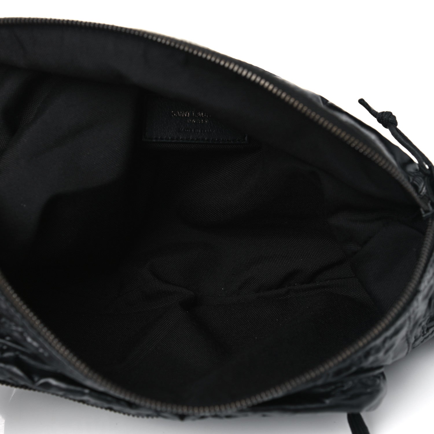 Saint Laurent Nylon Logo Ripstop Body Belt Bag Black 4 of 4