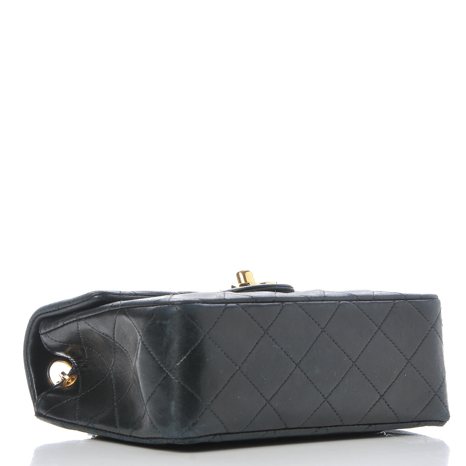 Chanel Lambskin Quilted Mini Square Flap Black 4 of 9