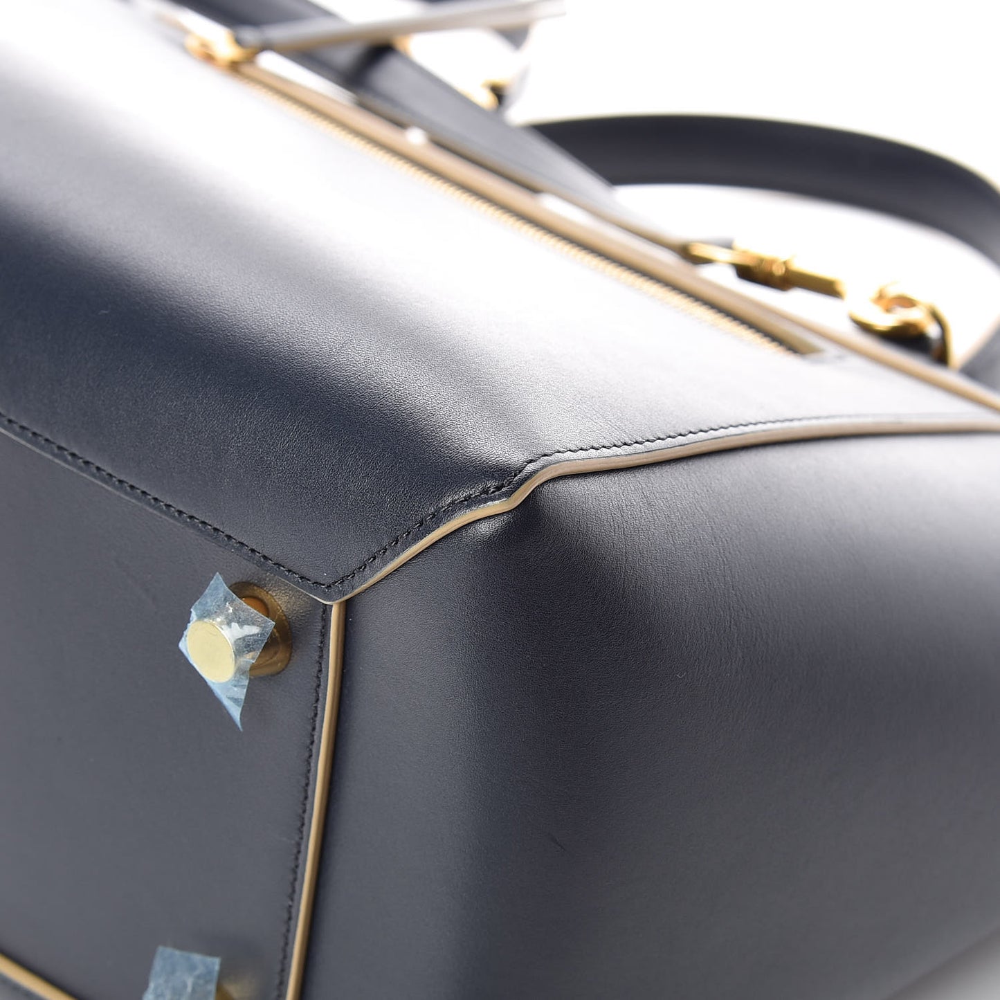 Palmelato Calfskin Mini Belt Bag Navy