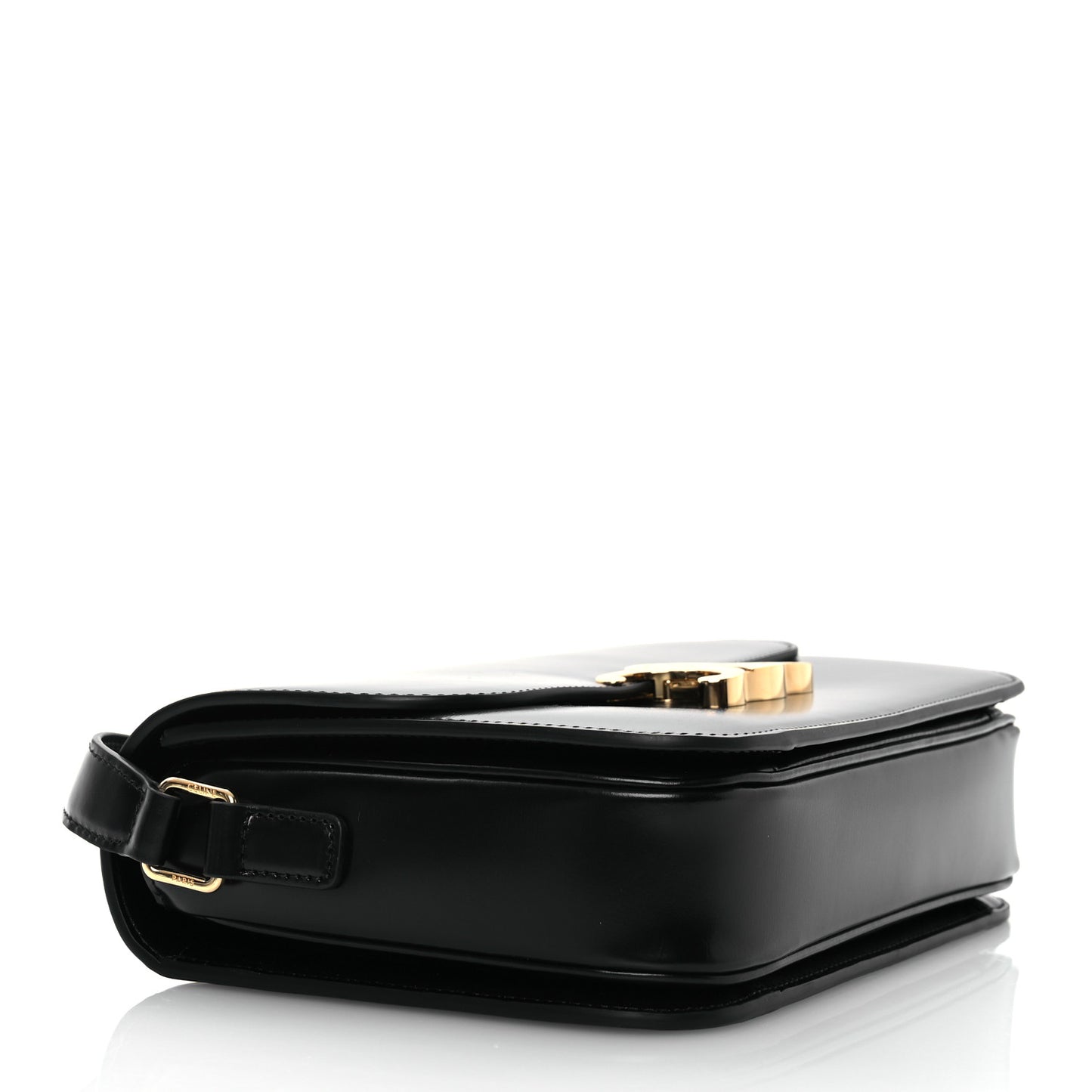 Shiny Calfskin Medium Triomphe Black