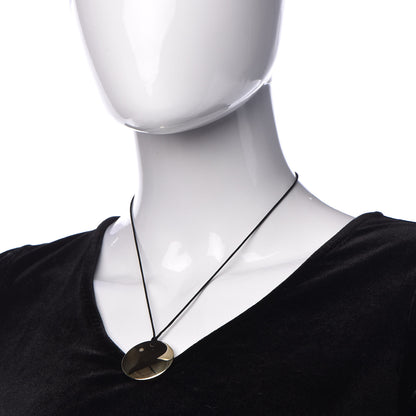 Tiffany 18K Yellow Gold Elsa Peretti Round Pendant Necklace 2 of 4