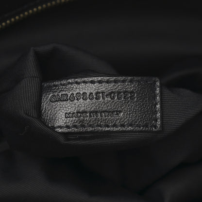 Saint Laurent Lambskin Quilted Maxi Icare Shopping Tote Black 8 of 11
