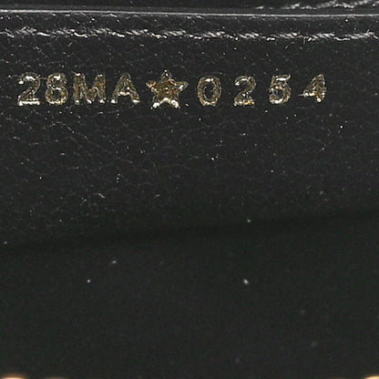 Christian Dior Calfskin Macrocannage Groove 25 Bag Black 7 of 10