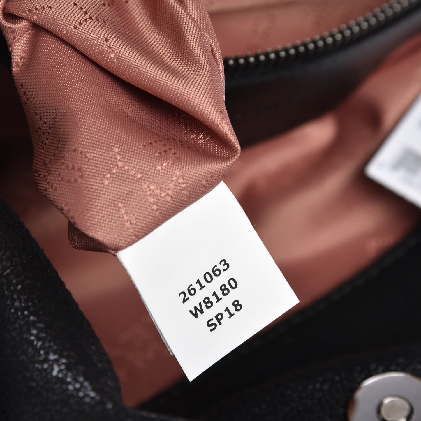 Shaggy Deer Falabella Tote Black