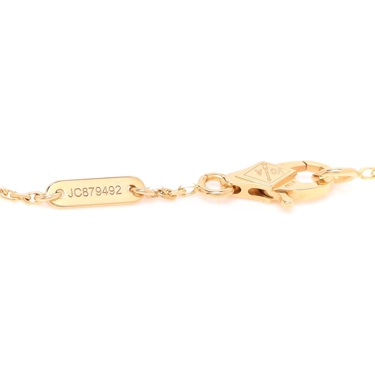 Van Cleef & Arpels 18K Yellow Gold Mother of Pearl Sweet Alhambra Bracelet 4 of 5