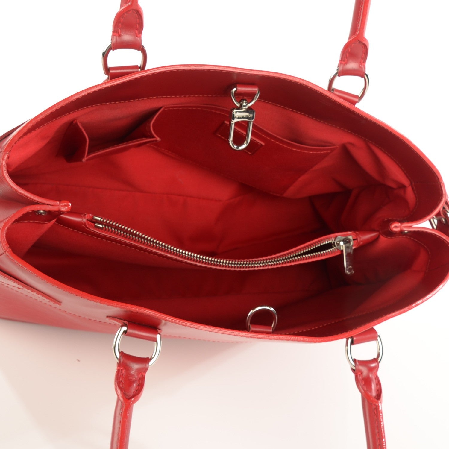 Louis Vuitton Epi Passy PM Red 6 of 10